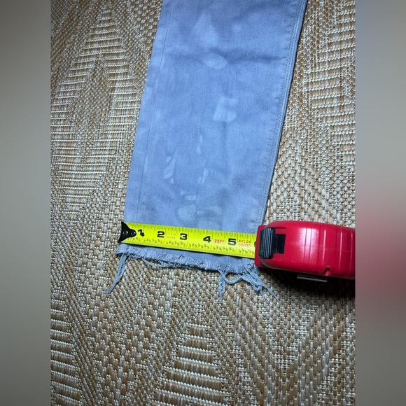 Lucky Brand Women's Lolita Skinny Grey Distressed Cropped Jeans,Size 26,Great - Picture 7 of 10